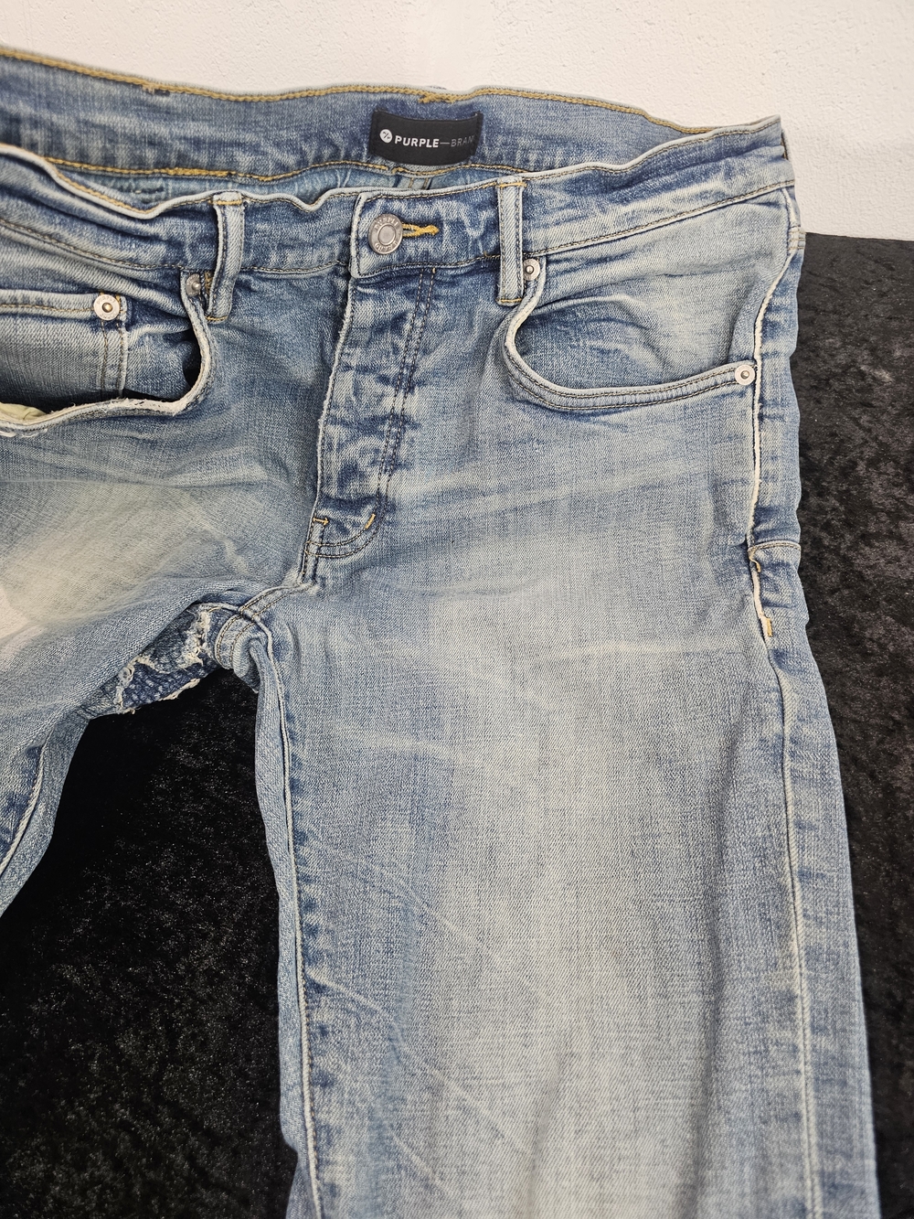 Ralph Lauren Purple Label Light Blue Slim Jeans